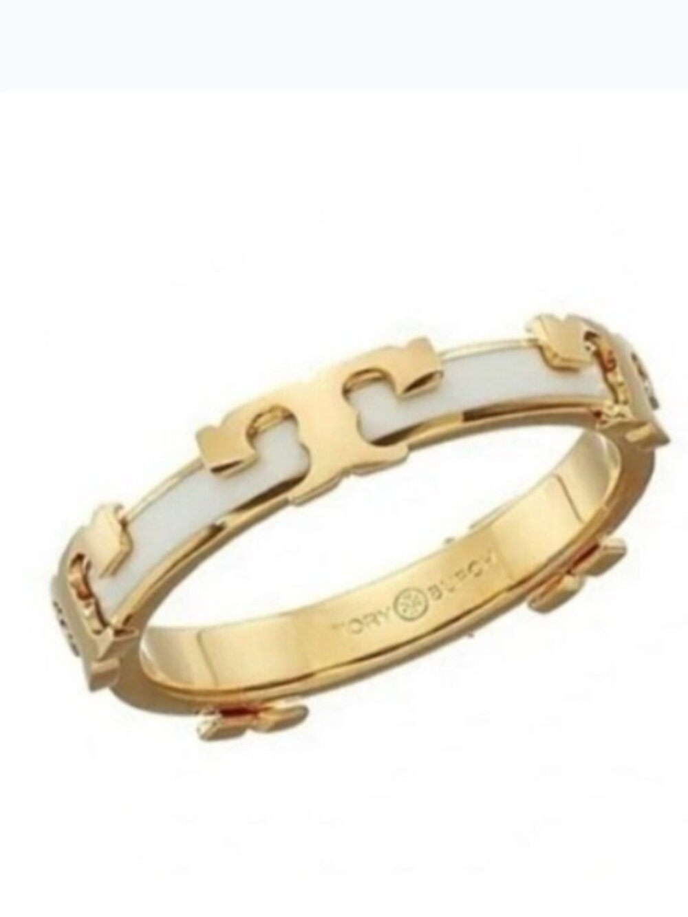 Tory Burch Kira Stackable Enamel Ring size 8 - Picture 3 of 3